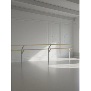Model Perlik 16 Floor mounted ballet barre double row 
