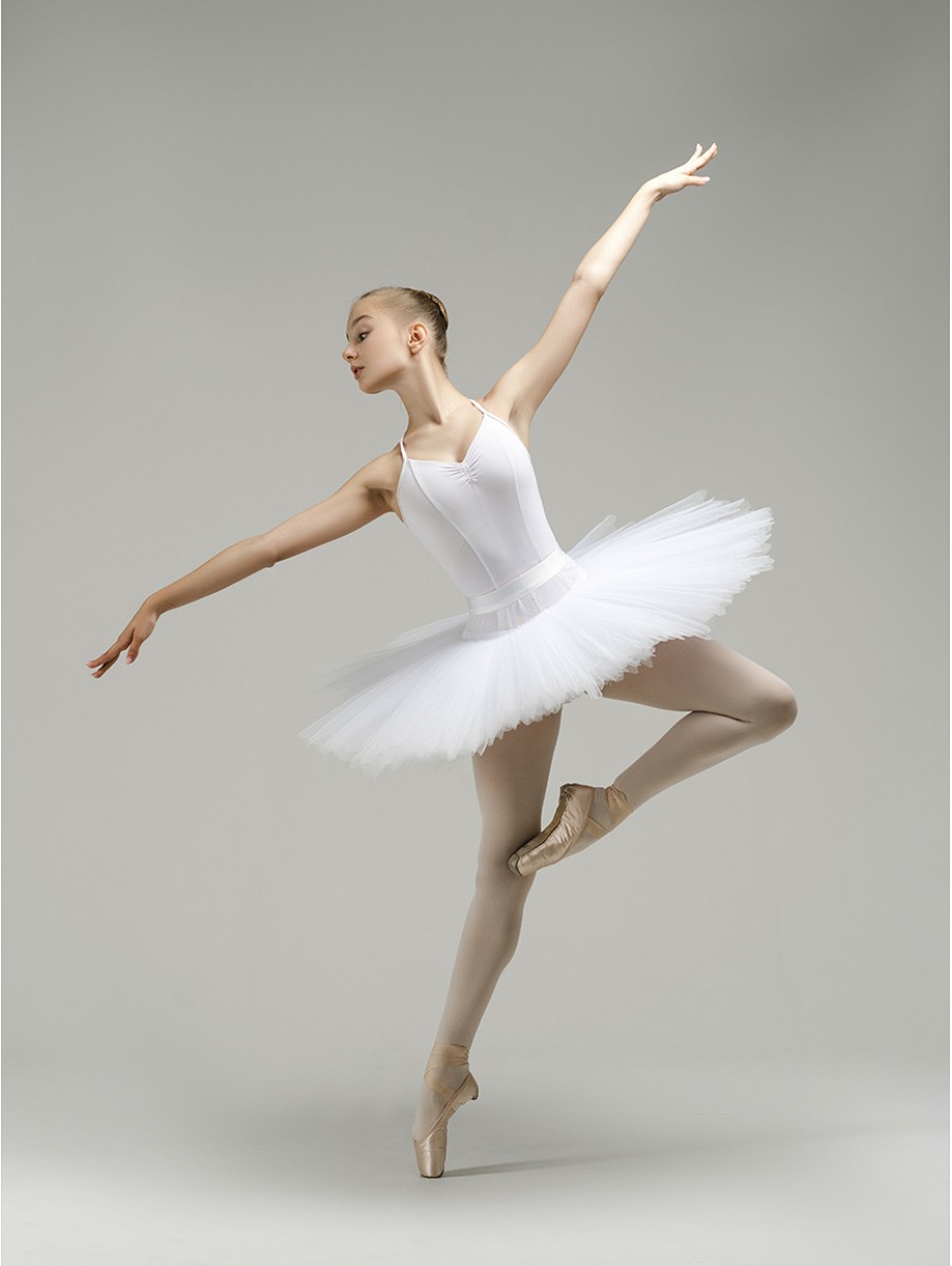 Rehearsal ballet tutu, 9 layers (white) 