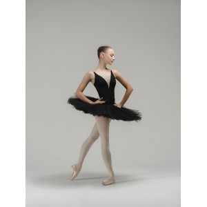 Tutu de ballet de répétition, 9 couches (noir)
