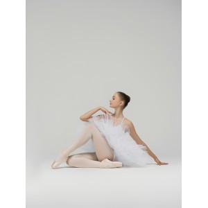 Tutú de ballet de ensayo, 9 capas (blanco)